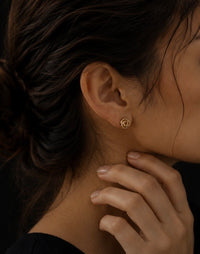 Roseraie Gold Studs