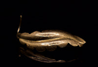 Sculpted Verdant Leaf Pin