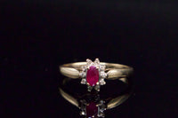 Ruby Étoile Ring