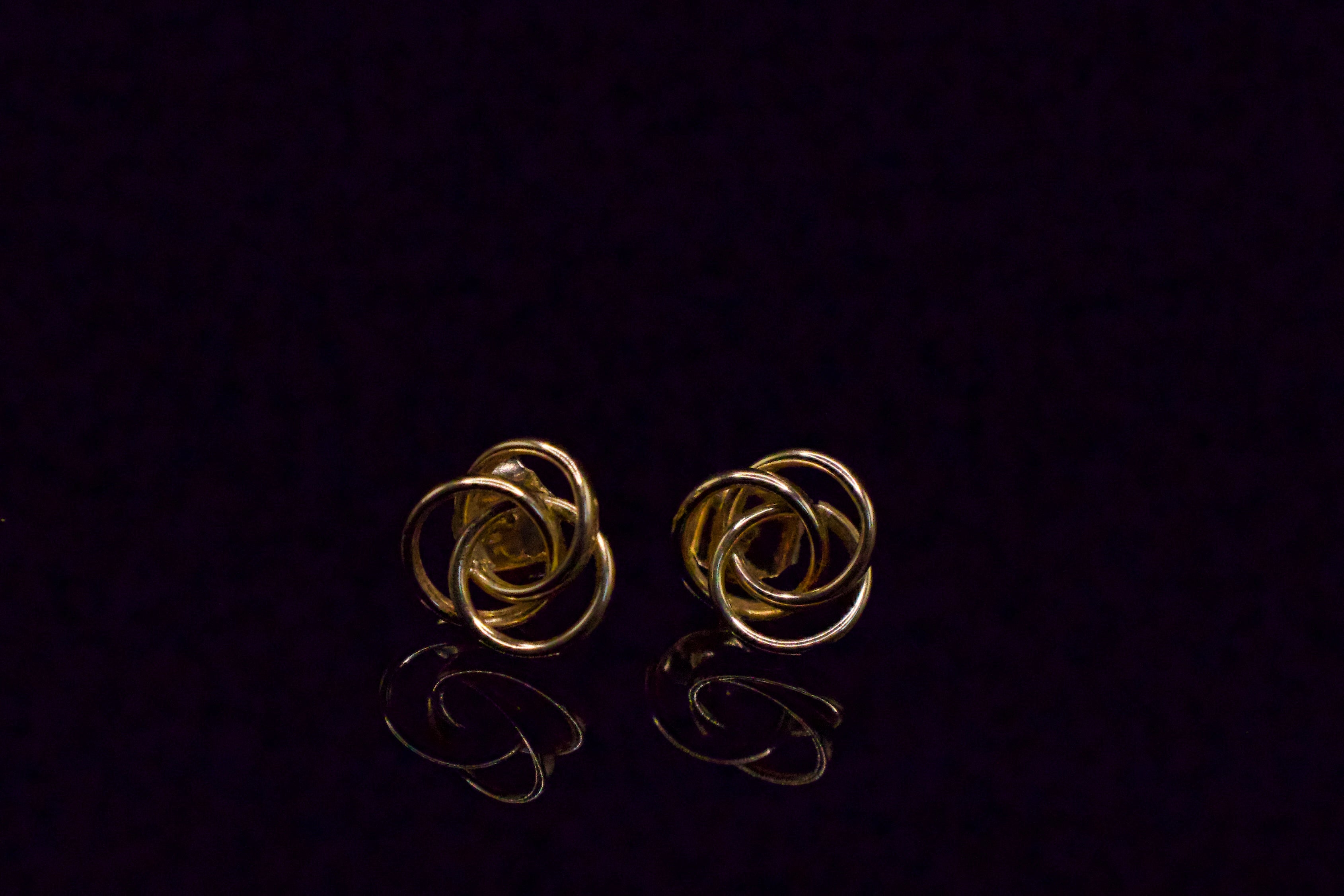 Roseraie Gold Studs