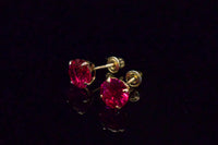 Rouge Impériale Stud Earrings