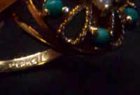 Birks Turquoise & Pearl Garden Ring